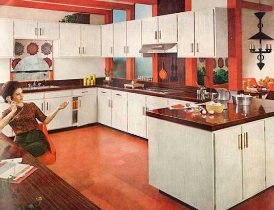 1960 lar da mutfak
